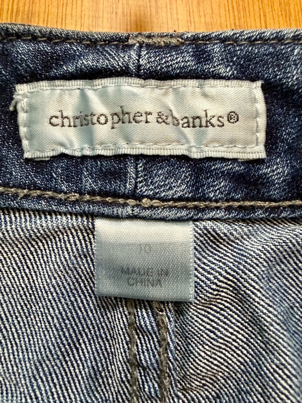 Christopher & Banks Classic Dark Blue Women's Jeans - Size 10 - Picture 8 of 13